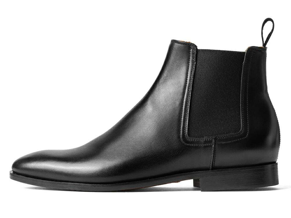 マント MAN.TO サイドゴアブーツ レザー ブラック KENDAL 革靴 本革 ブーツ サイドゴア ドレスシューズ レザーソール メンズ カジュアル イタリア メンズ靴 歩きやすい シンプル 【送料無料】