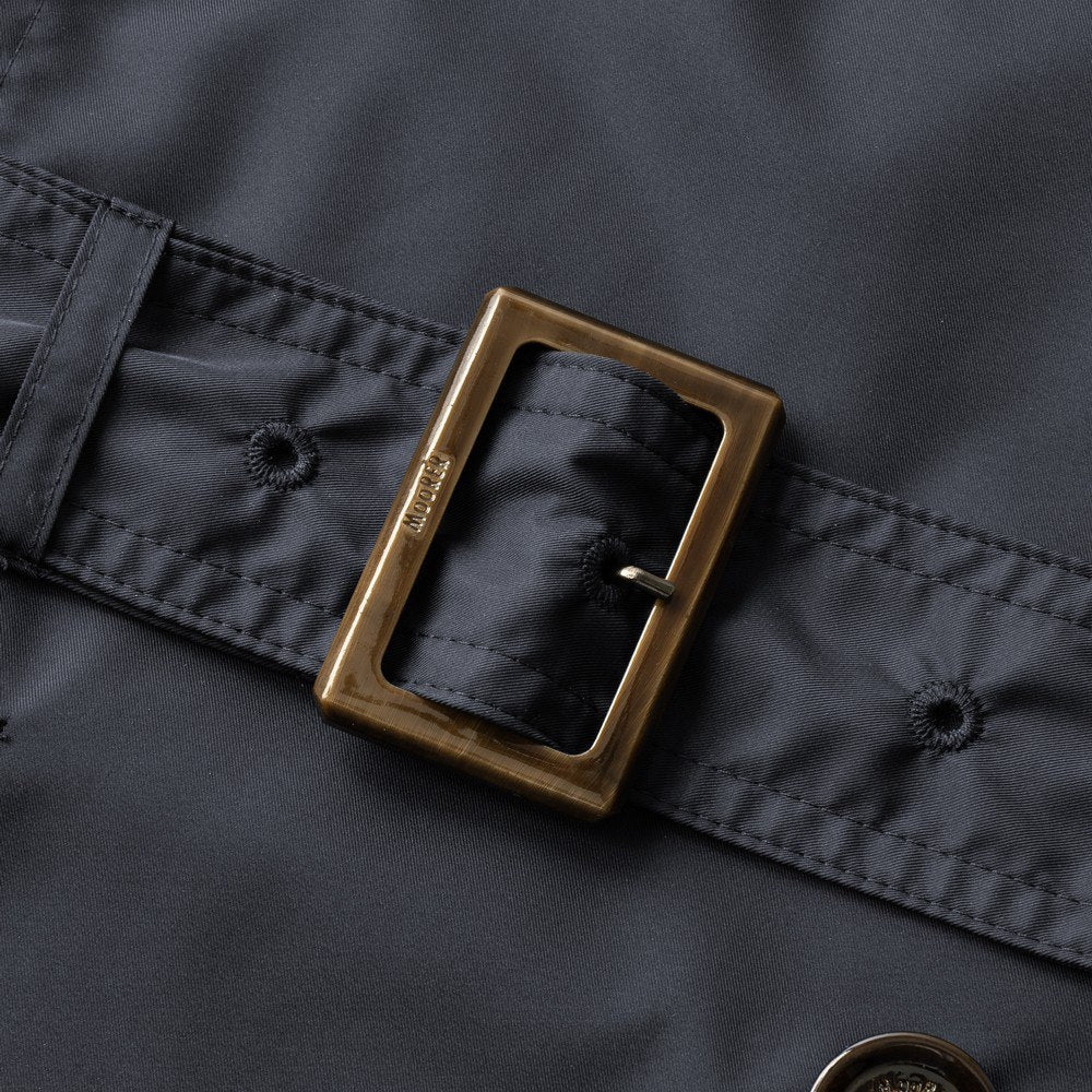 【返品不可】ムーレー moorer トレンチコート ナイロン melfi-wk / blu ネイビー / avorio アイボリー ライトコート スプリングコート