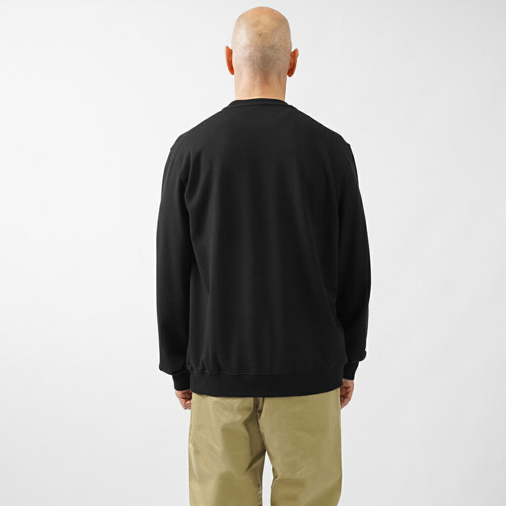 マジェスティック フィラチュール MAJESTIC FILATURES スウェット M410-HSW075 コットンオーガニック コットン 綿 コットン ブラック メンズ 長袖 リラックス オーバーサイズ オールシーズン 無地 黒 インポート