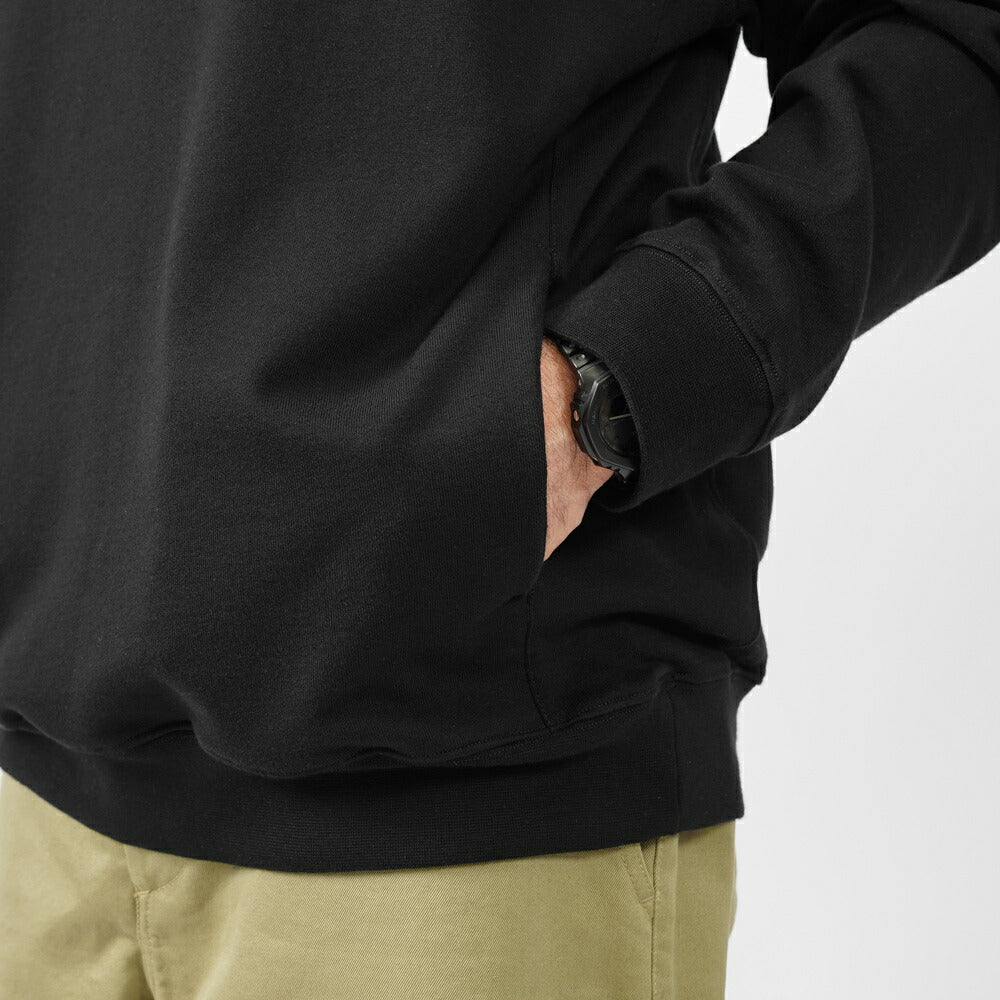 マジェスティック フィラチュール MAJESTIC FILATURES スウェットフーディー ブラック M410-HSW076 スウェット フーディ コットンオーガニック コットン 綿 メンズ 長袖 リラックス オーバーサイズ オールシーズン 無地 パーカー 黒 フランス インポート