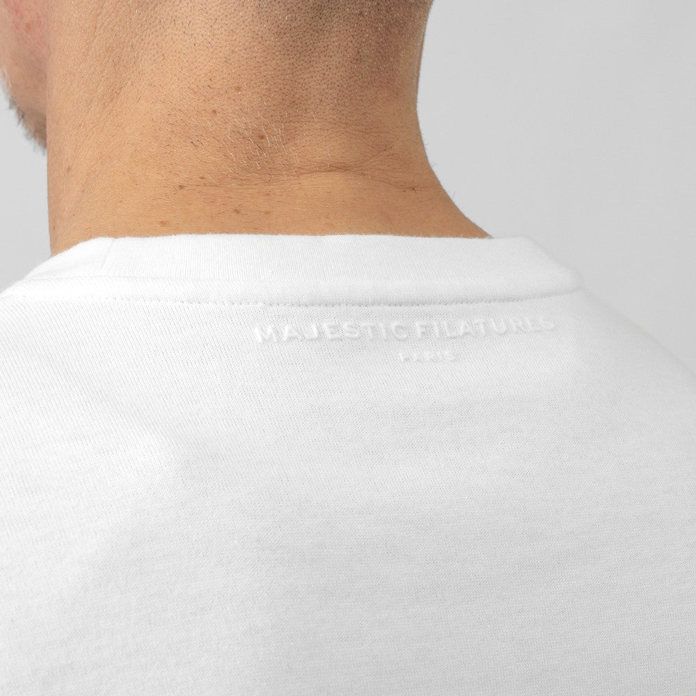 マジェスティック フィラチュール MAJESTIC FILATURES ヘビーウェイト クルーネック Tシャツ HTS210 コットン コットン 綿 オーガニック　コットン ホワイト ブラック ネイビー メンズ 半袖 夏 無地 白 黒 インポート