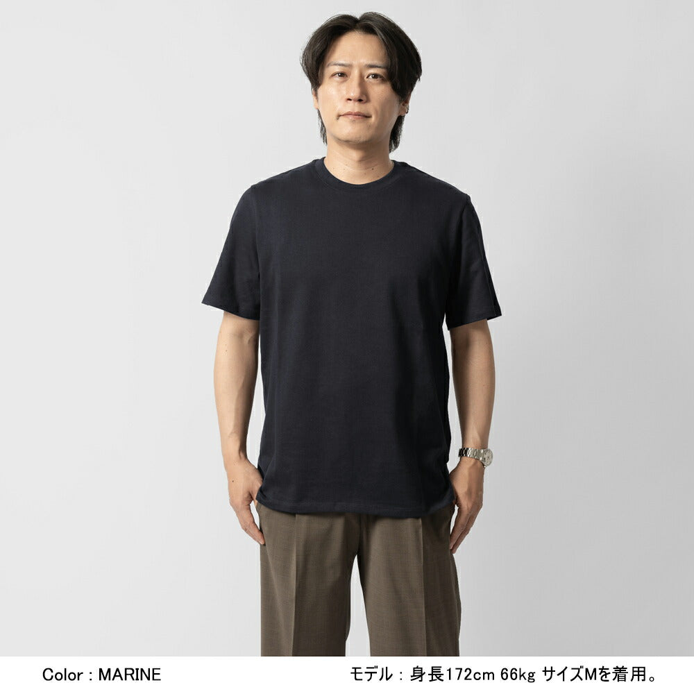 マジェスティック フィラチュール MAJESTIC FILATURES ヘビーウェイト クルーネック Tシャツ HTS210 コットン コットン 綿 オーガニック　コットン ホワイト ブラック ネイビー メンズ 半袖 夏 無地 白 黒 インポート