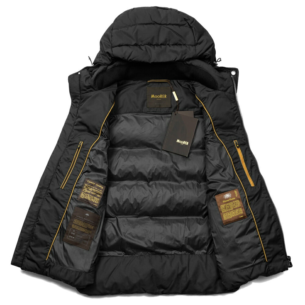 ムーレー MOORER ファイアー FIRE-WK ダウンベスト ダウンパーカ ダウンフーディ—