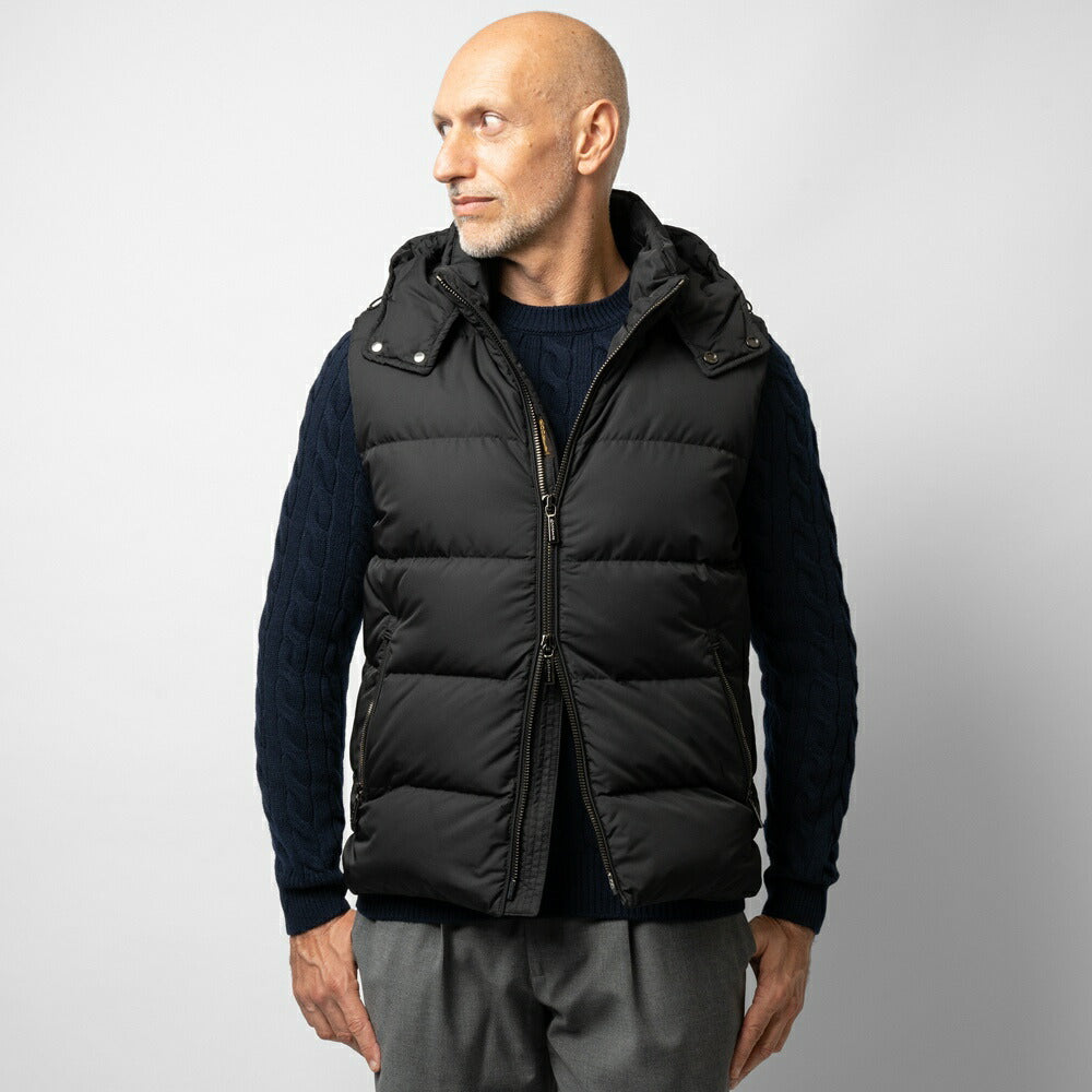 ムーレー MOORER ファイアー FIRE-WK ダウンベスト ダウンパーカ ダウンフーディ—