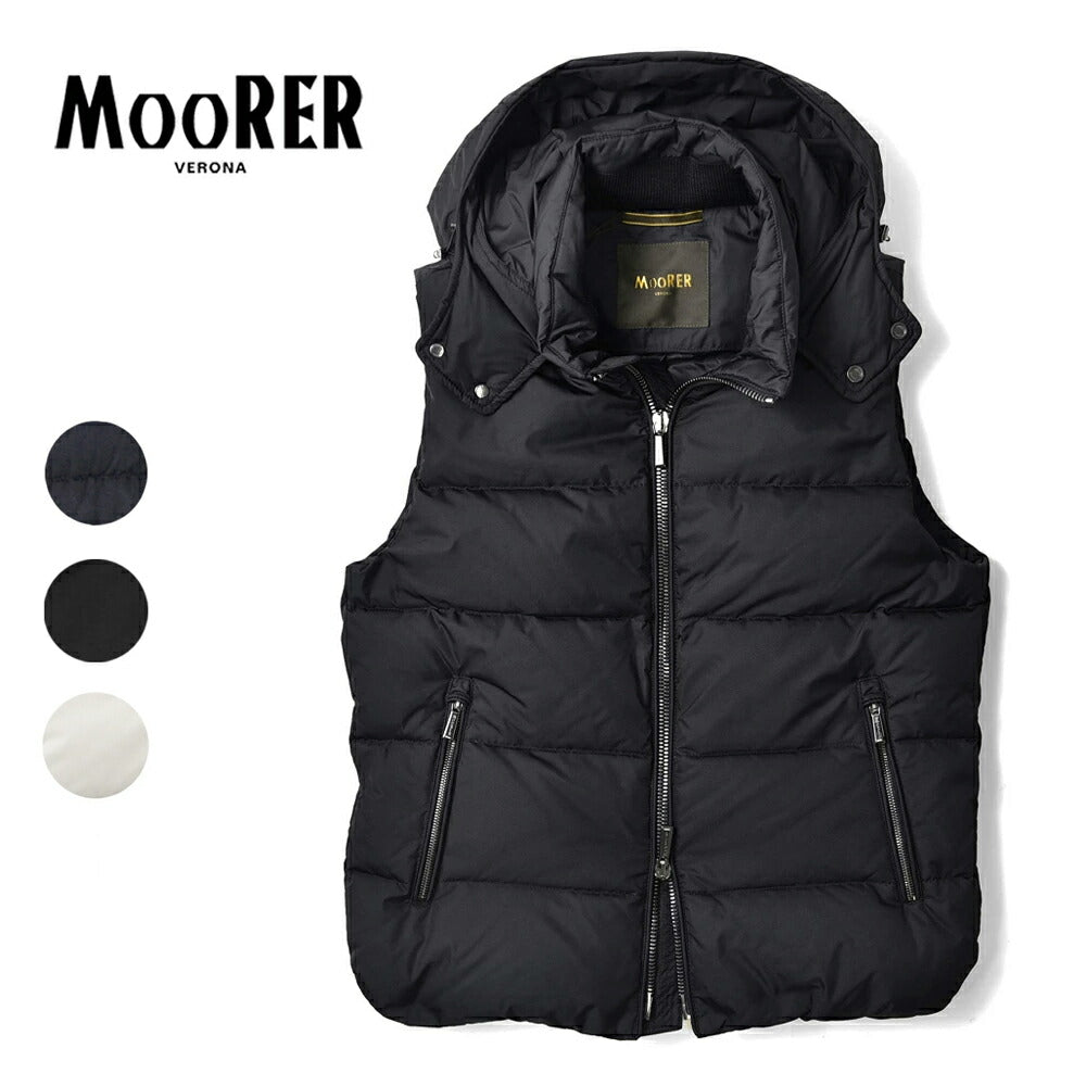 ムーレー MOORER ファイアー FIRE-WK ダウンベスト ダウンパーカ ダウンフーディ—