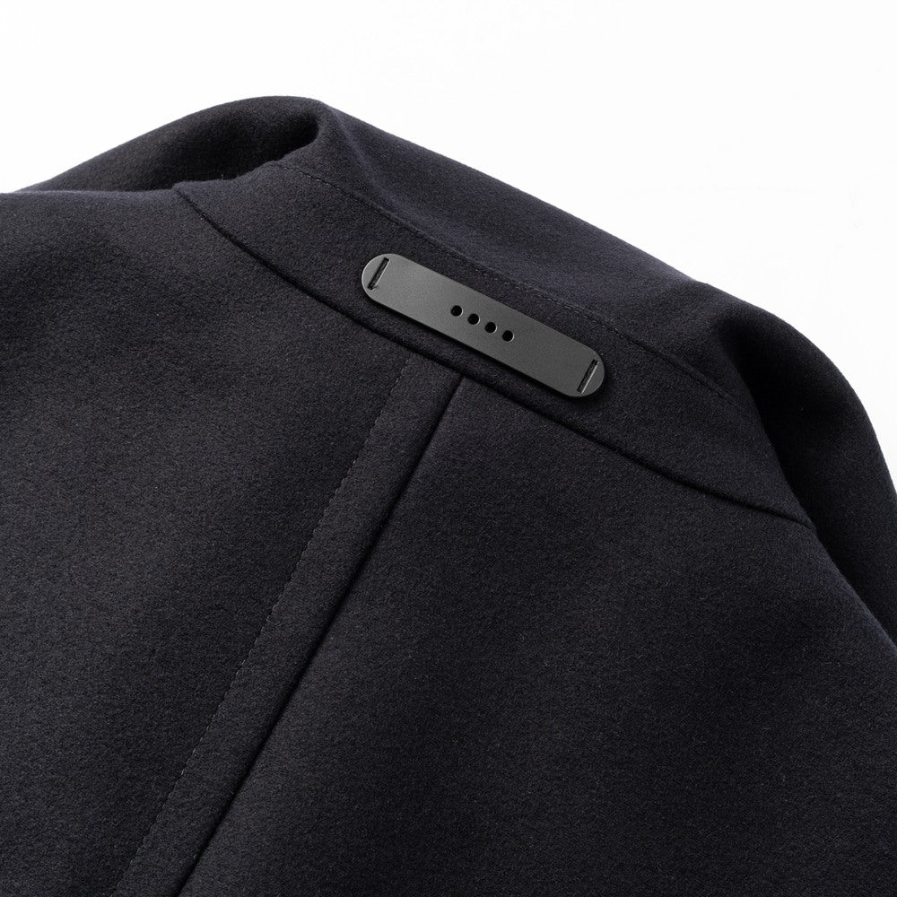 イーヴォ HEVO ライトメルトン ロングピーコート オーバーサイズ MONTEMESOLA