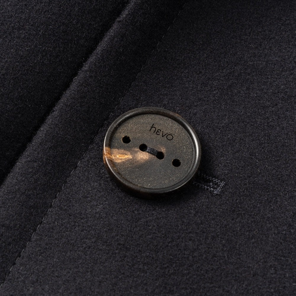 イーヴォ HEVO ライトメルトン ロングピーコート オーバーサイズ MONTEMESOLA