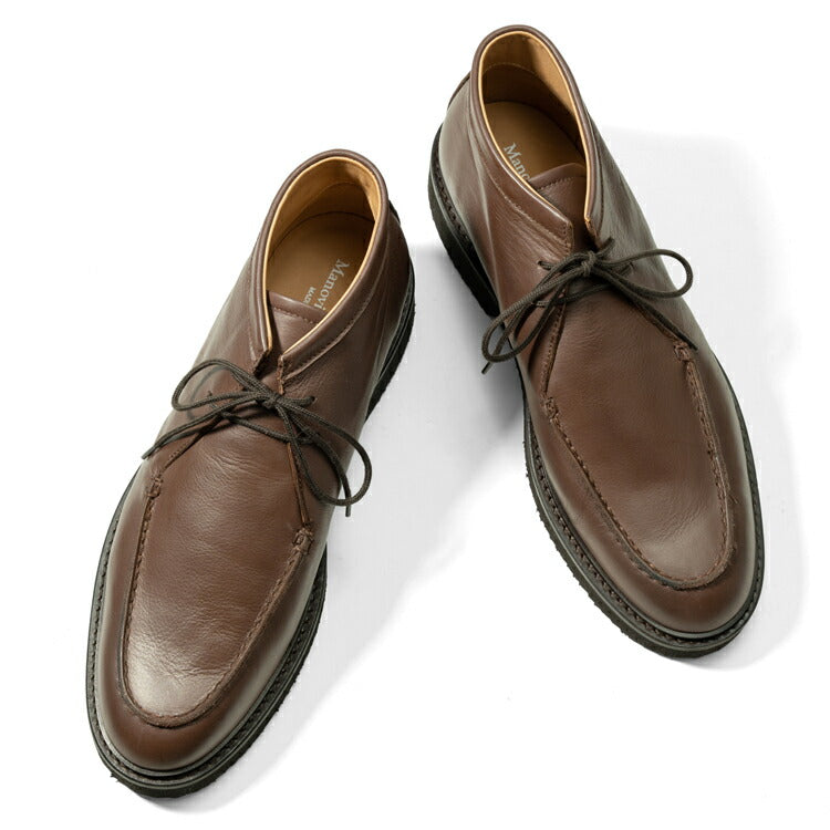 マノヴィエ トスカーネ MANOVIE TOSCANE チャッカブーツ BEPPE 本革 ブラウン ブラック ショートブーツ アンクルブーツ メンズ カジュアル ビジネス イタリア メンズ靴 本革 軽量 歩きやすい 疲れない シンプル 【送料無料】