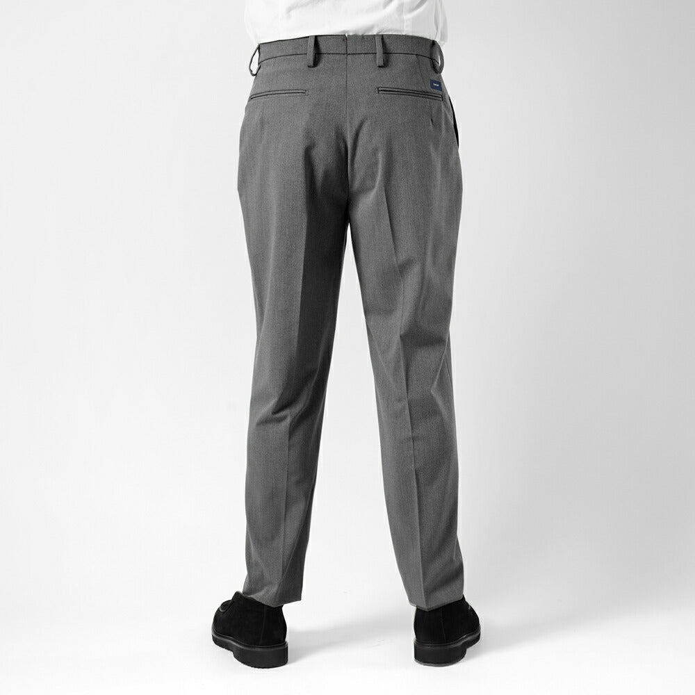 バルバッティ BARBATI スラックス 2プリーツ ツープリーツ P-OLIVER 225782 ストレッチ 25秋冬 ポリエステル テーパードパンツ スリムパンツ メンズ ズボン 紳士ズボン パンツ ブラック グレー ブラウン ベージュ