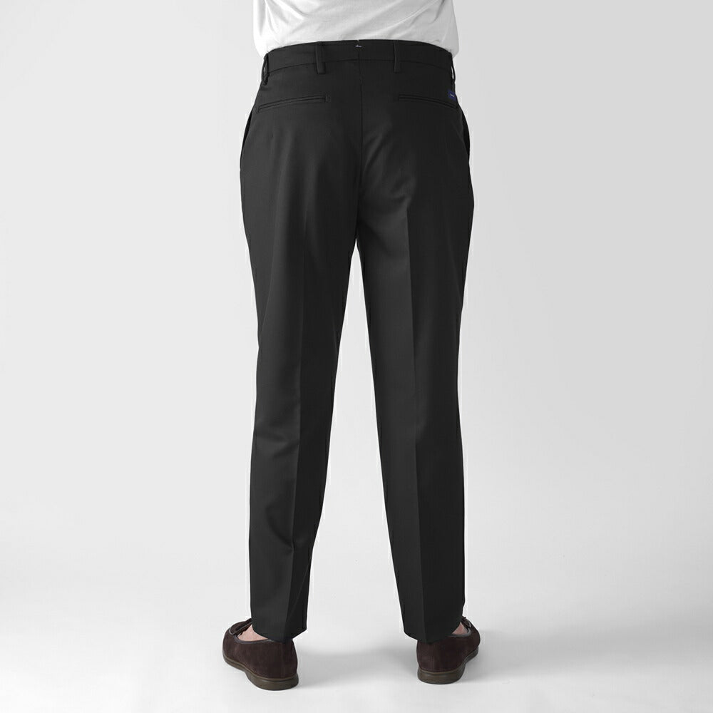 バルバッティ BARBATI スラックス 2プリーツ ツープリーツ P-OLIVER 125851 ストレッチ 25春夏 ポリエステル テーパードパンツ スリムパンツ メンズ ズボン 紳士ズボン パンツ ブラック カーキ ミリタリーグリーン ベージュ