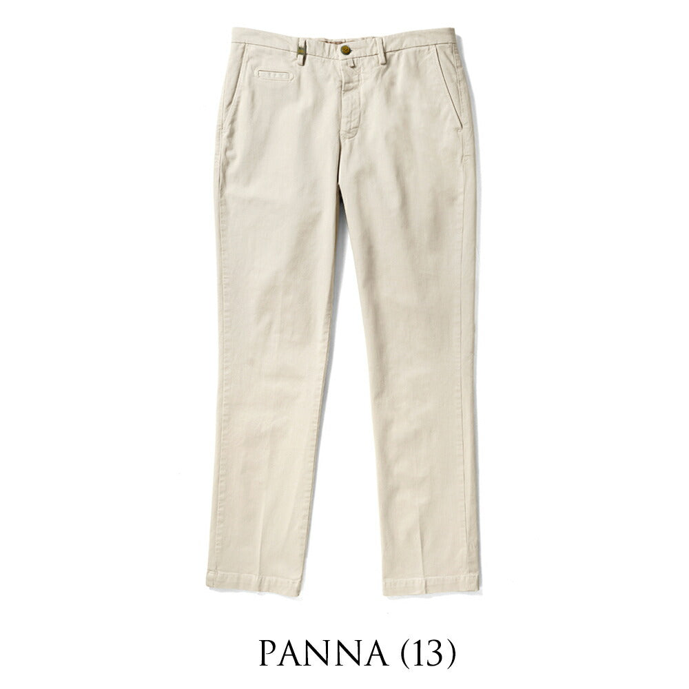 バルバッティ BARBATI P-JEK-R 225812 チノ レギュラーフィット コットンツイル ウォッシュ加工 ストレッチ 25秋冬 パンツ テーパードパンツ チノパン スリムパンツ メンズ チノパンスリム チノパン シンプル ネイビー ブラウン オフホワイト イタリア インポート