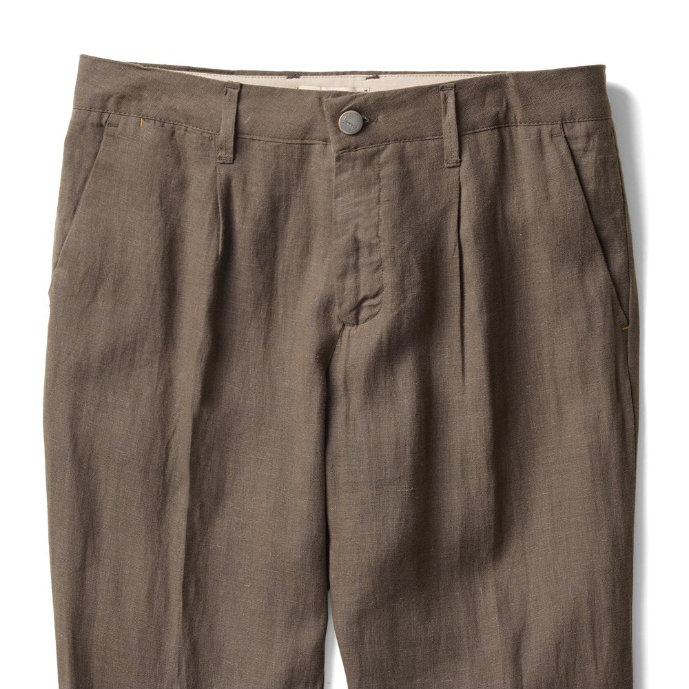 ベルネーゼミラノ BERNESE MILANO リネンパンツ ブルー ブラック ブラウン TLI57PA571BP25 リネンジャケット 25春夏 セットアップ対応 メンズ カジュアル ブランド イタリア