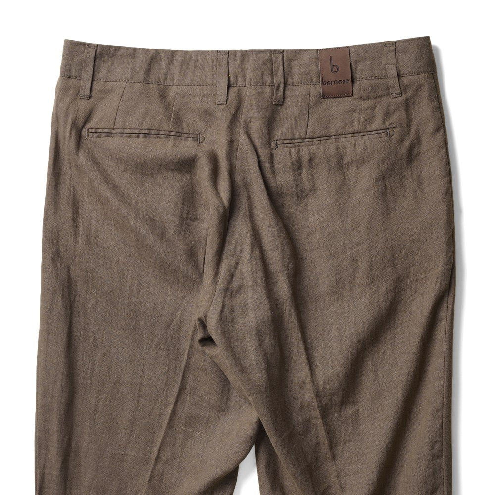 ベルネーゼミラノ BERNESE MILANO リネンパンツ ブルー ブラック ブラウン TLI57PA571BP25 リネンジャケット 25春夏 セットアップ対応 メンズ カジュアル ブランド イタリア