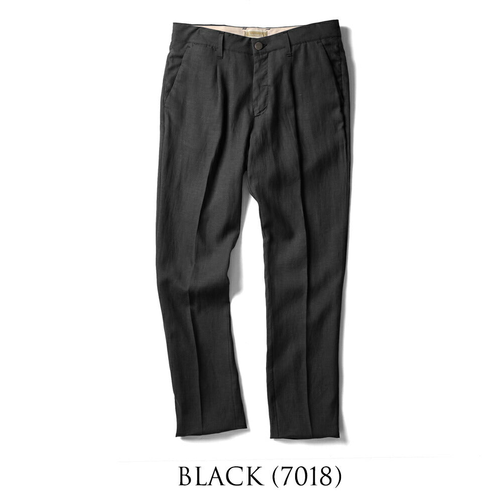 ベルネーゼミラノ BERNESE MILANO リネンパンツ ブルー ブラック ブラウン TLI57PA571BP25 リネンジャケット 25春夏 セットアップ対応 メンズ カジュアル ブランド イタリア