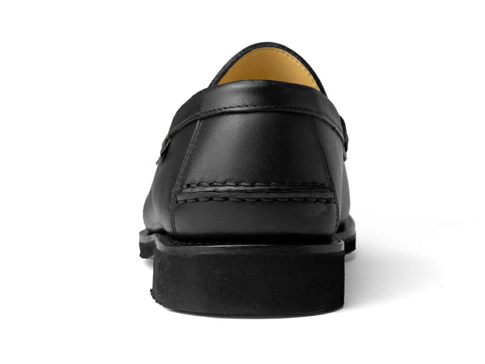 パラブーツ PARABOOT BRIGHTON / AIR ブライトン コインローファー ブラック NOIRE-LIS NOIR モカシン ローファー 162312 デッキシューズ スリッポン メンズ革靴 高品質 メンズ ブランド 履き心地 紳士靴 カジュアル 革靴