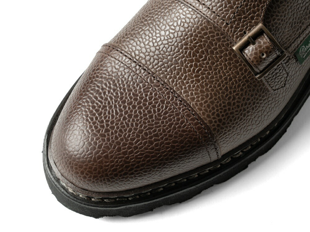 パラブーツ PARABOOT ウィリアム WILLIAM ブラウン GR EBENE 981435 ダブルモンクストラップ グレインレザー ノルウィージャン製法【ドレスシューズ 革靴 ビジネスシューズ メンズ インポート】