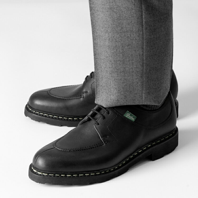 パラブーツ PARABOOT アヴィニョン AVIGNON ブラック LIS-NOIR 705109 カーフ ノルウィージャン製法 Uチップ メンズ ビジネスシューズ メンズ革靴 高品質 メンズ ブランド 履き心地 紳士靴 乗せモカ ドレスシューズ メンズビジネスシューズ 黒 カジュアル