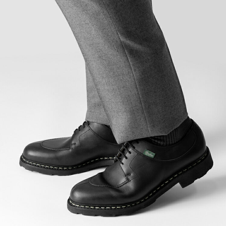 パラブーツ PARABOOT アヴィニョン AVIGNON ブラック LIS-NOIR 705109 カーフ ノルウィージャン製法 Uチップ メンズ ビジネスシューズ メンズ革靴 高品質 メンズ ブランド 履き心地 紳士靴 乗せモカ ドレスシューズ メンズビジネスシューズ 黒 カジュアル