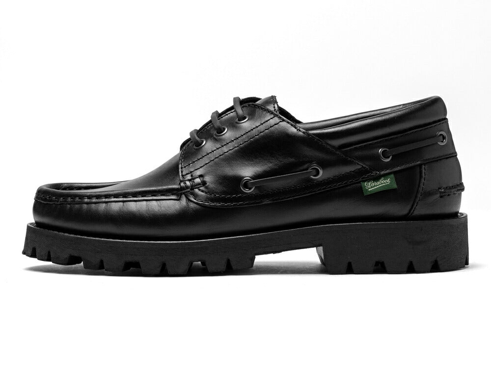 パラブーツ PARABOOT ブリアック BRIAC 240512 デッキシューズ ブラック LIS-NOIR