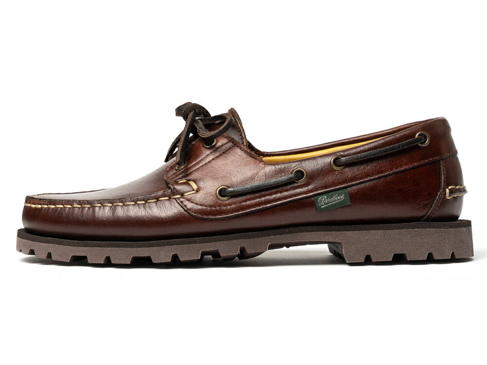 【大きいサイズ特価】パラブーツ PARABOOT MALO / RAID デッキシューズ ブラウン MARRON-LIS AMERICA モカシン 095803 メンズ革靴 高品質 メンズ ブランド 履き心地 紳士靴 カジュアル 革靴