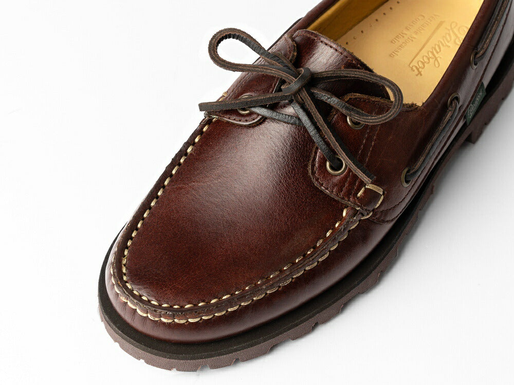 【大きいサイズ特価】パラブーツ PARABOOT MALO / RAID デッキシューズ ブラウン MARRON-LIS AMERICA モカシン 095803 メンズ革靴 高品質 メンズ ブランド 履き心地 紳士靴 カジュアル 革靴