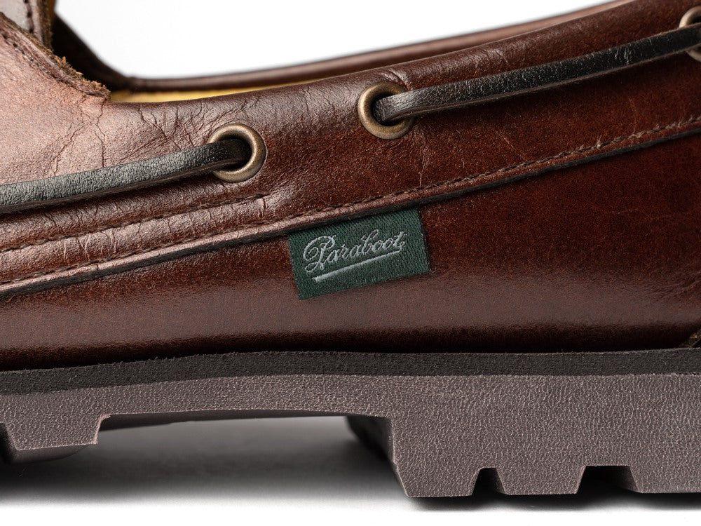 【大きいサイズ特価】パラブーツ PARABOOT MALO / RAID デッキシューズ ブラウン MARRON-LIS AMERICA モカシン 095803 メンズ革靴 高品質 メンズ ブランド 履き心地 紳士靴 カジュアル 革靴