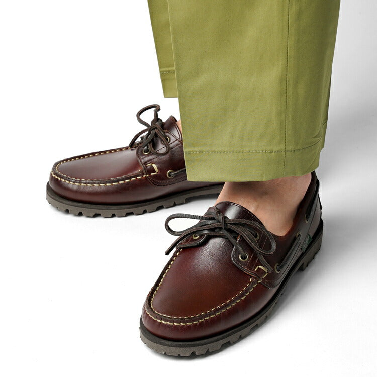 【大きいサイズ特価】パラブーツ PARABOOT MALO / RAID デッキシューズ ブラウン MARRON-LIS AMERICA モカシン 095803 メンズ革靴 高品質 メンズ ブランド 履き心地 紳士靴 カジュアル 革靴