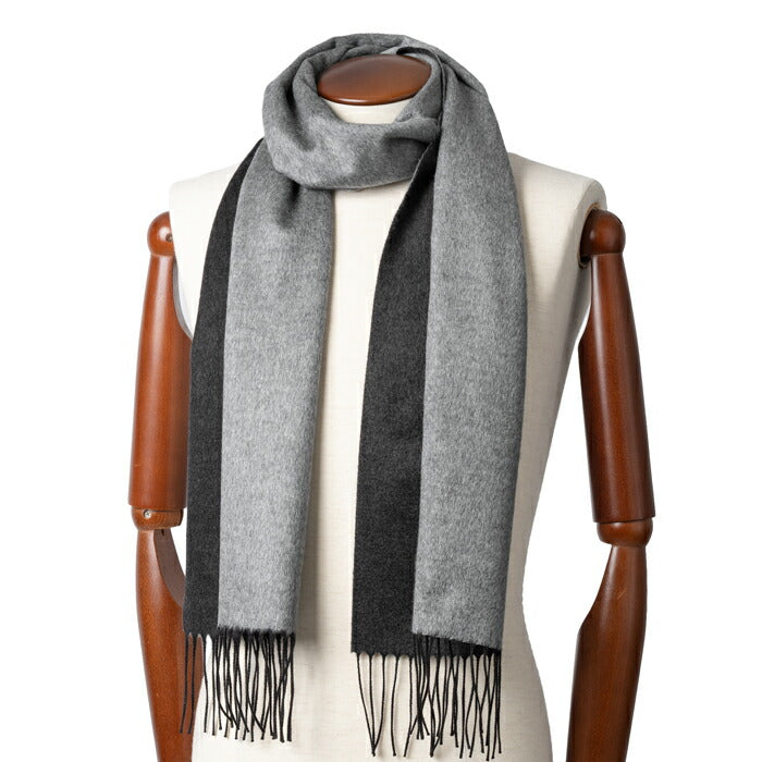 ピアチェンツァ PIACENZA カシミア混シルク ストール マフラー ダブルフェイス 82249 全6色 ネイビー / パープル / グレー / ベージュ / ブラック / ライトグレー メンズ レディース 秋 冬 カシミア シルク カシミヤ 冬小物 プレゼント