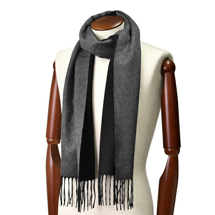 ピアチェンツァ PIACENZA カシミア混シルク ストール マフラー ダブルフェイス 82249 全6色 ネイビー / パープル / グレー / ベージュ / ブラック / ライトグレー メンズ レディース 秋 冬 カシミア シルク カシミヤ 冬小物 プレゼント