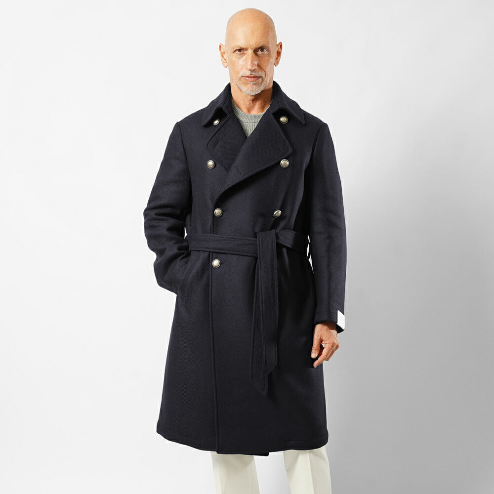 ブレラス BRERAS トレンチコート ロング丈 PORTO CC1 25AW 25秋冬 トレンチ ミリタリー ミリタリーコート ウール  ロングコート メンズ ビジネス ブランド センターベンツ  高級 クラシコ イタリア