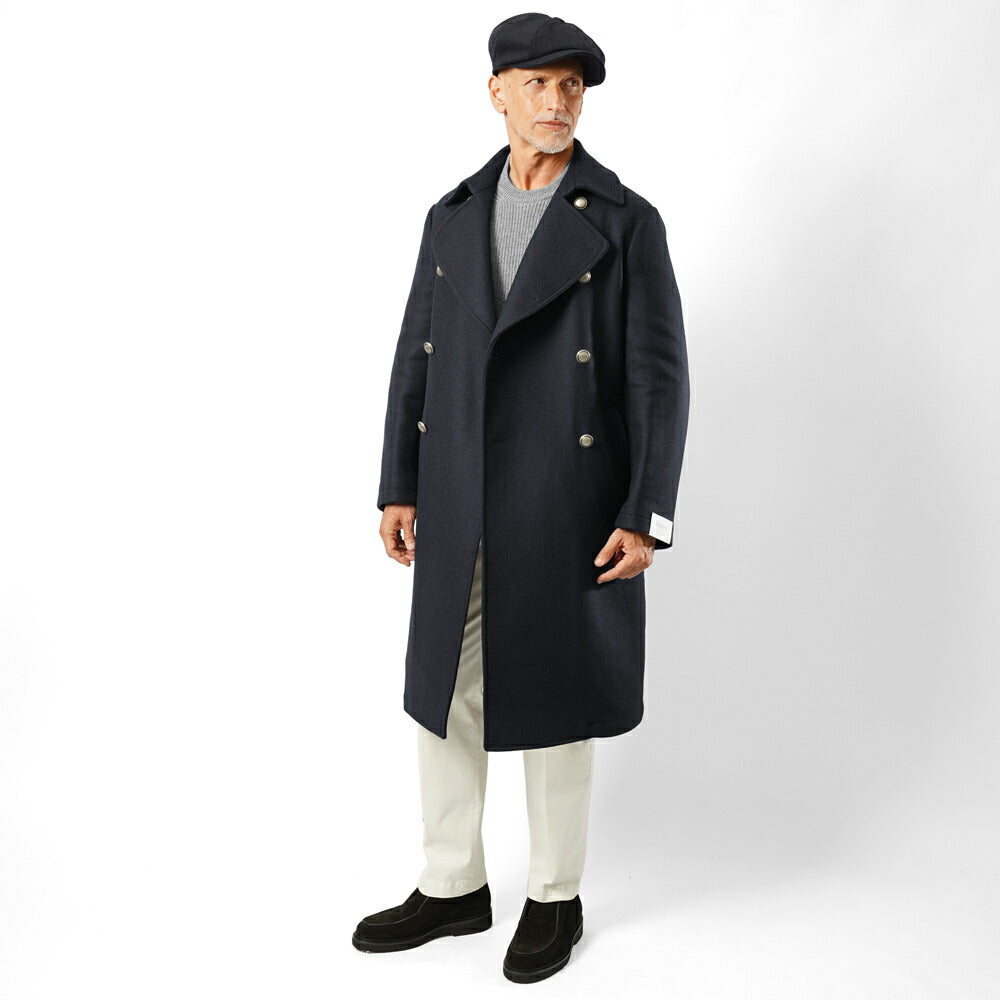 ブレラス BRERAS トレンチコート ロング丈 PORTO CC1 25AW 25秋冬 トレンチ ミリタリー ミリタリーコート ウール  ロングコート メンズ ビジネス ブランド センターベンツ  高級 クラシコ イタリア