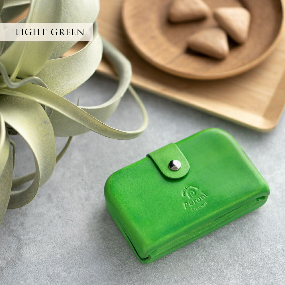 ペローニ PERONI FIRENZE ミニ財布 ミニウォレット グリーン ブラック レッド ネイビー オレンジ マスタード ボルドー ライトブルー ライトグリーン コインケース カードケース 札入れ 革 メンズ レディース イタリアンレザー 小さい財布 ブランド GIRAMONDO ジラモンド