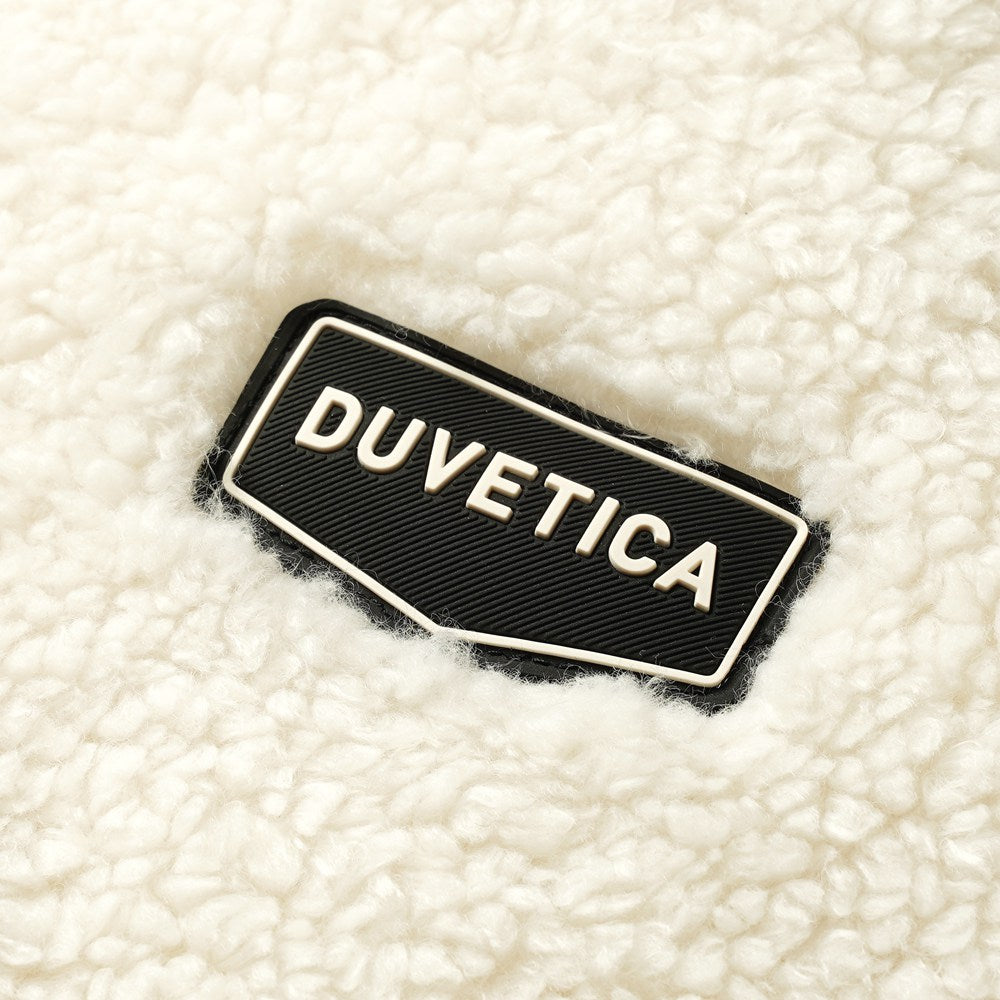 【返品不可】デュベティカ DUVETICA ボアブルゾン ダウンジャケット PREMUDA ブルゾン ベージュ レディース アウター イタリア ダウン 22AW ショート フード付き 可愛い ブランド 暖かい 秋 冬 【送料無料】