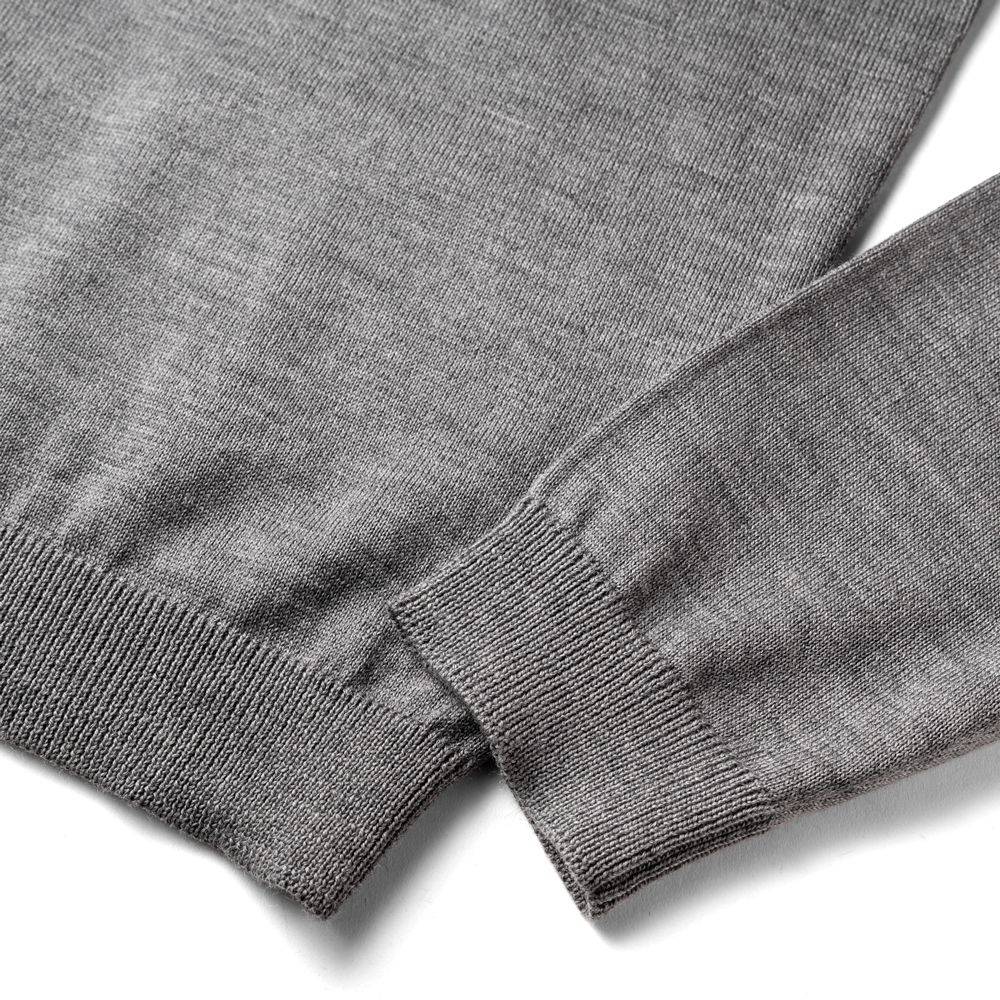 ロベルトコリーナ 長袖 ニットポロ 1004 ハイゲージ ブラウン ブラック ネイビー オフホワイト グレー ブルー 秋冬 roberto collina ポロ ニット ポロニット メンズ ニット インポート イタリア セーター ハイゲージ