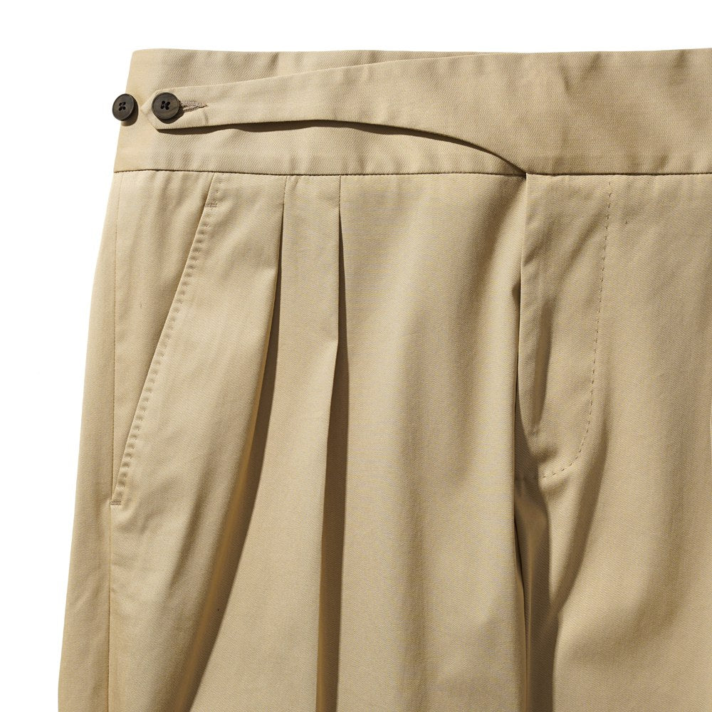 エキパージュ EQUIPAGE グルカパンツ トラウザー REMO 520 スリム チノ ミリタリー コットンパンツ ストレッチ 25春夏 スラックス チノパン チノパンツ テーパード  ベージュ ブラック