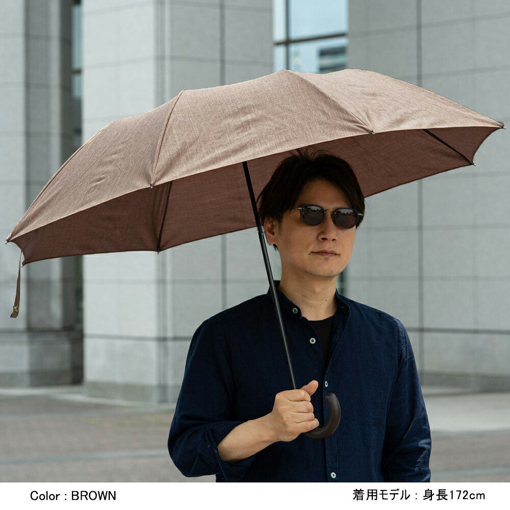 ラグタイム RAG TIME 日傘 折り畳み 晴雨兼用 シャンブレー メンズ レディース 傘 高級傘 晴れ雨兼用傘 折りたたみ UVカット 日傘雨傘 折畳傘 折りたたみ傘 折り畳み傘 ビジネス 日傘 高級 シンプル 無地 ブラック グレー ネイビー ブラウン オフホワイト ブルー
