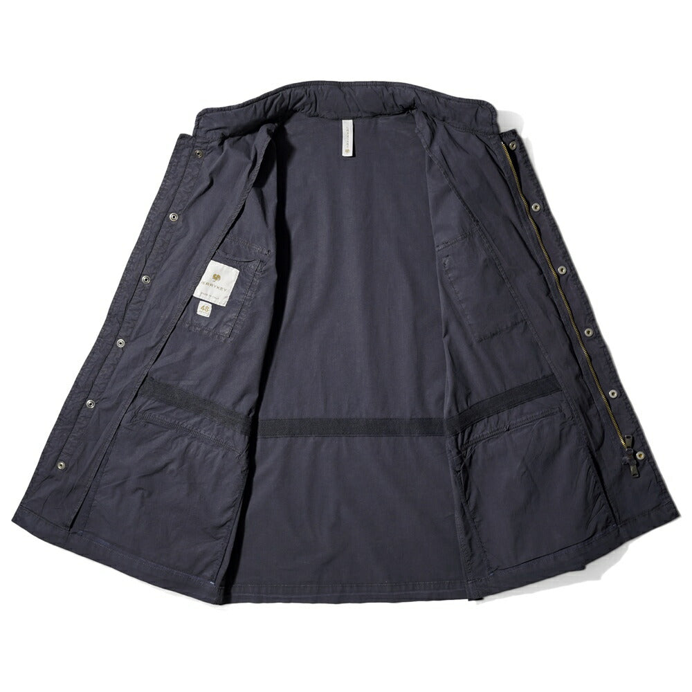 ジェリーケイ JERRY KEY M-65ジャケット フィールドジャケット シングル ネイビー カーキグリーン SAHARA 3320-93216 25春夏 ミリタリージャケット コットン メンズ ビジネス ブランド M65 ミリタリー イタリア