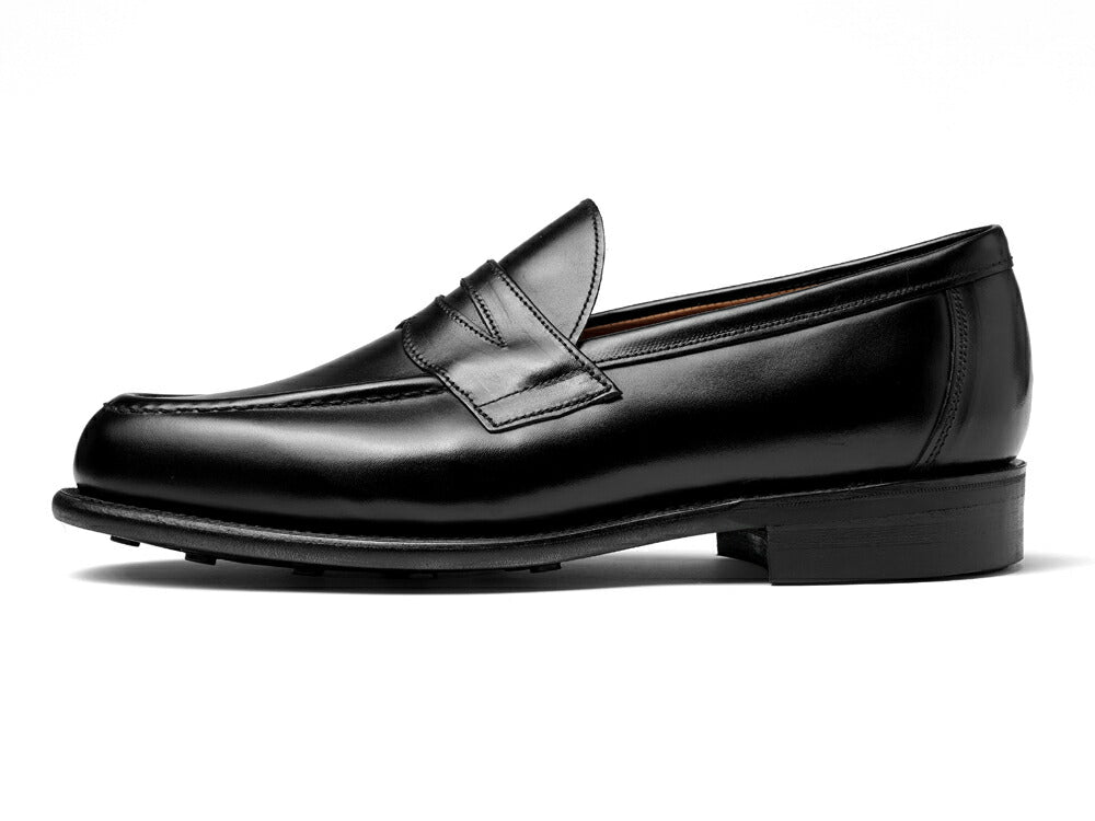 サンダース SANDERS CLIVE PENNY LOAFER ペニーローファー コインローファー バックステッチ無し 2172B ブラック カーフレザー コマンドソール  ローファー 英国 イギリス メンズ革靴 高品質 メンズ ブランド 履き心地 紳士靴 ビジネス カジュアル 革靴