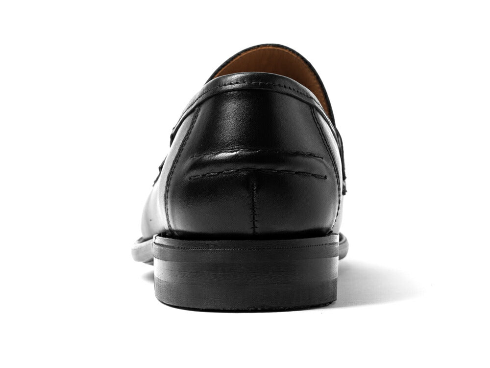 サンダース SANDERS CLIVE PENNY LOAFER ペニーローファー コインローファー バックステッチ有 2172B ブラック カーフレザー コマンドソール ローファー 英国 イギリス メンズ革靴 高品質 メンズ ブランド 履き心地 紳士靴 ビジネス カジュアル 革靴