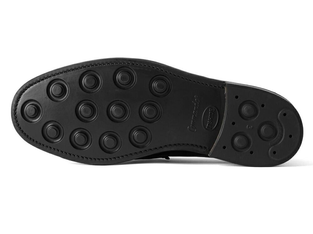 サンダース SANDERS CLIVE PENNY LOAFER ペニーローファー コインローファー バックステッチ有 2172B ブラック カーフレザー コマンドソール ローファー 英国 イギリス メンズ革靴 高品質 メンズ ブランド 履き心地 紳士靴 ビジネス カジュアル 革靴