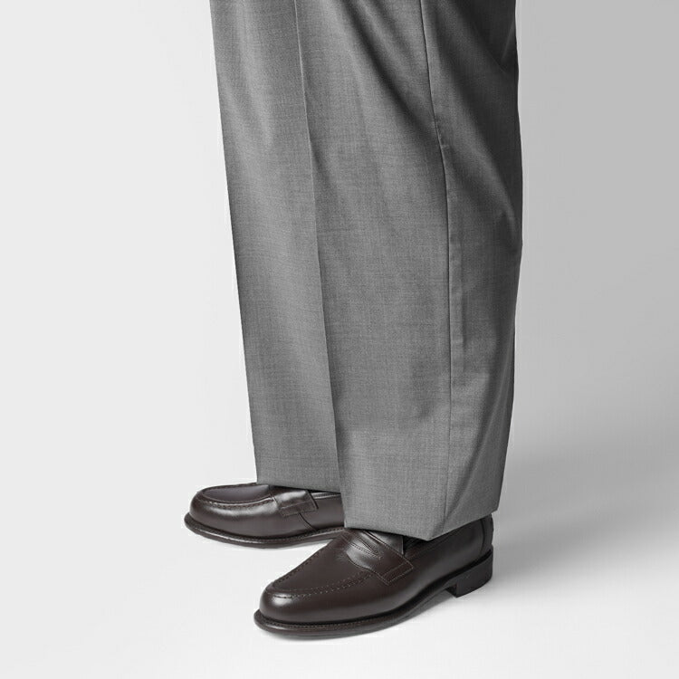 サンダース SANDERS CLIVE PENNY LOAFER ペニーローファー コインローファー バックステッチ無し 2172TD ダークブラウン ブラウン カーフレザー コマンドソール  ローファー 英国 イギリス メンズ革靴 高品質 メンズ ブランド 履き心地 紳士靴 ビジネス カジュアル 革靴