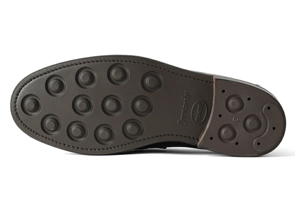 サンダース SANDERS CLIVE PENNY LOAFER ペニーローファー コインローファー バックステッチ有 2172TD ダークブラウン ブラウン カーフレザー コマンドソール スキーモック ローファー 英国 イギリス メンズ革靴 高品質 メンズ ブランド 紳士靴 ビジネス カジュアル 革靴