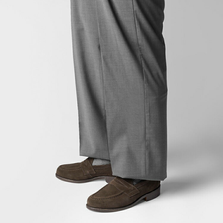 サンダース SANDERS ALDWYCH PENNY LOAFER ペニーローファー コインローファー バックステッチ有 ダークブラウン ブラウン スエード レザーソール ローファー 8128TDSP PINNER SUEDE 英国 イギリス メンズ革靴 高品質 メンズ ブランド 紳士靴 ビジネス カジュアル 革靴