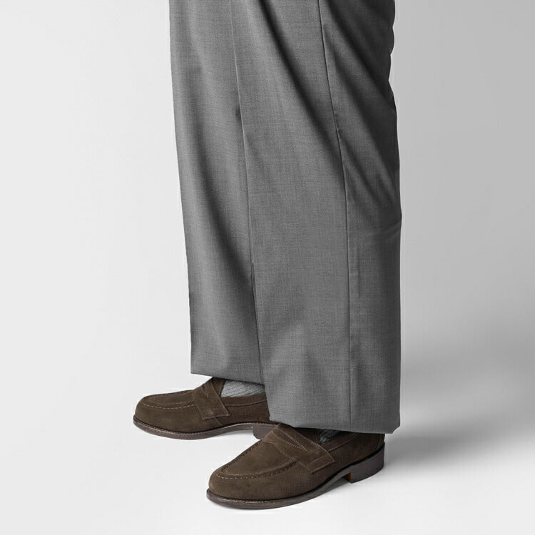 サンダース SANDERS ALDWYCH PENNY LOAFER ペニーローファー コインローファー バックステッチ無し ダークブラウン ブラウン スエード レザーソール ローファー 8128TDSP PINNER SUEDE 英国 イギリス メンズ革靴 高品質 メンズ ブランド 紳士靴 ビジネス カジュアル 革靴