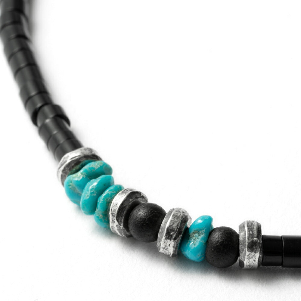 D'AMICO ダミーコ ブレスレット  SAU0340 SAU0341 ブラック ターコイズ オニキス アクセサリー Andrea D'AMICO アンドレアダミコ ダミコ メンズ レディース 石 天然石 天然石ブレスレット ブレス 腕輪 シルバー ブランド カジュアル イタリア 夏 細め