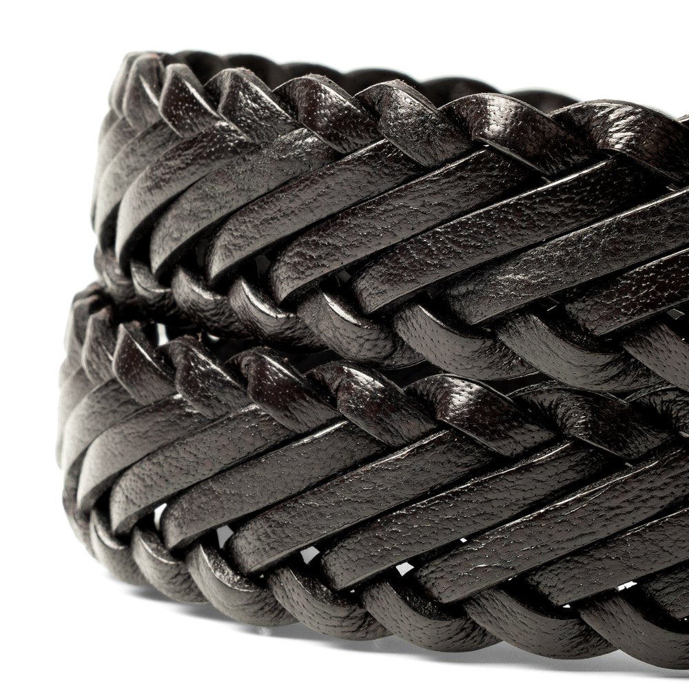 サドラーズ Saddler's カーフメッシュベルト  イントレッチオ【3.0cm幅】 G549 ブラック ダークブラウン メッシュ イントレチャート イントレ カーフ 本革 メンズ ベルト ビジネス イタリア