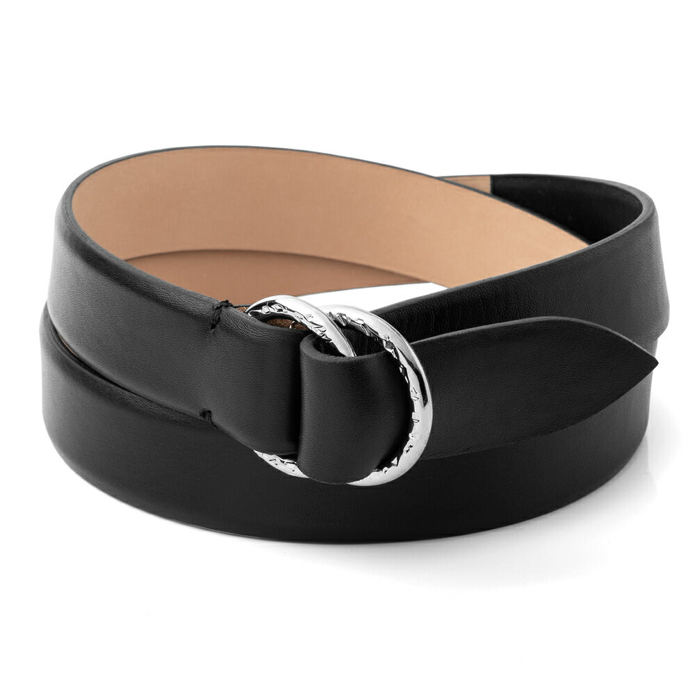 サドラーズ Saddler's リングベルト カーフナッパレザー【3.0cm幅】 RING BELT NAPPA ブラック ダークブラウン メンズ ベルト ビジネス リング イタリア  本革 カーフ ナッパ