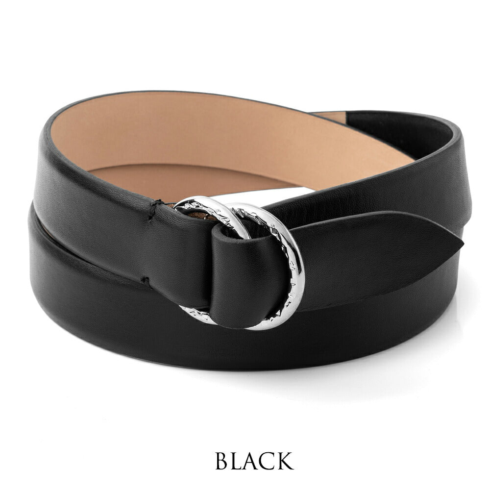 サドラーズ Saddler's リングベルト カーフナッパレザー【3.0cm幅】 RING BELT NAPPA ブラック ダークブラウン メンズ ベルト ビジネス リング イタリア  本革 カーフ ナッパ