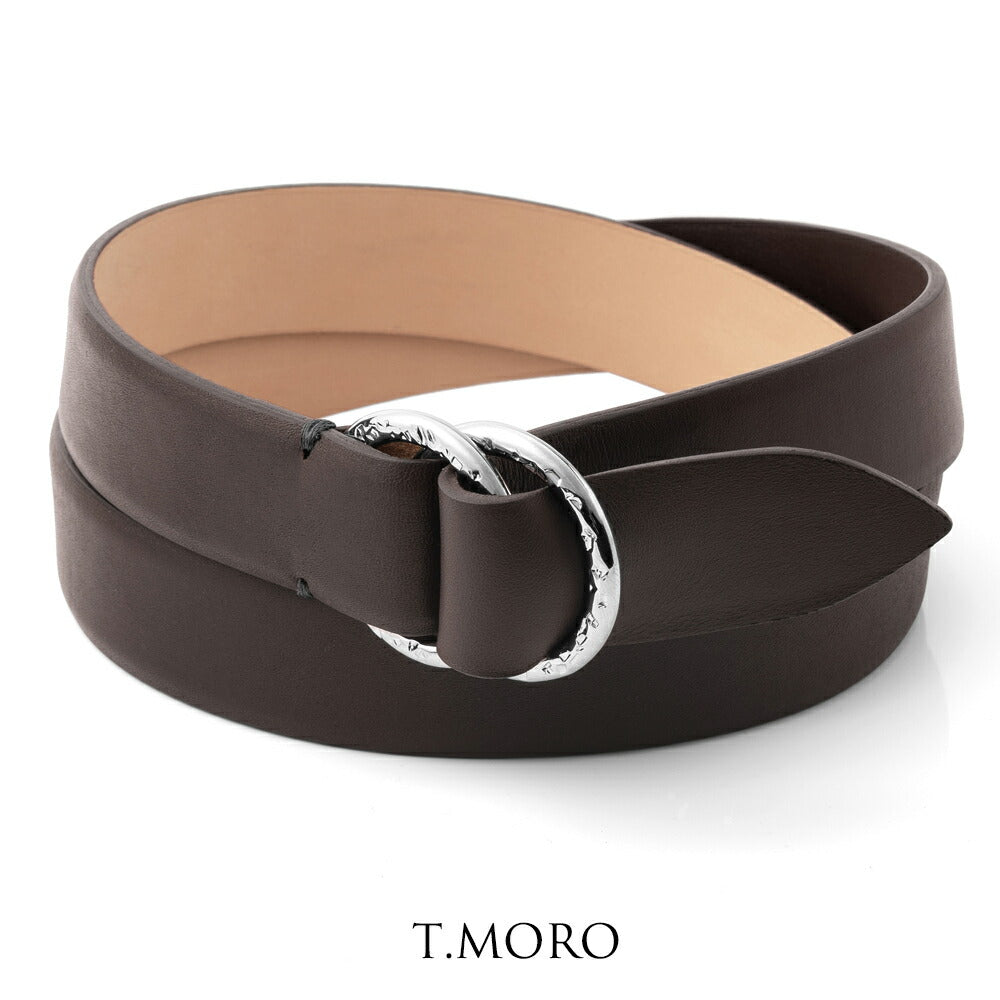 サドラーズ Saddler's リングベルト カーフナッパレザー【3.0cm幅】 RING BELT NAPPA ブラック ダークブラウン メンズ ベルト ビジネス リング イタリア  本革 カーフ ナッパ