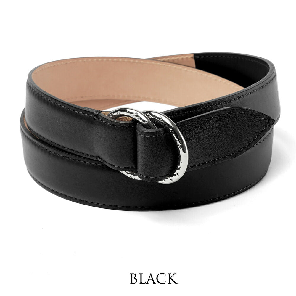 サドラーズ Saddler's リングベルト カーフナッパレザー ステッチ有り【3.0cm幅】RING BELT NAPPA ブラック ダークブラウン メンズ ベルト ビジネス リング イタリア  本革 カーフ ナッパ